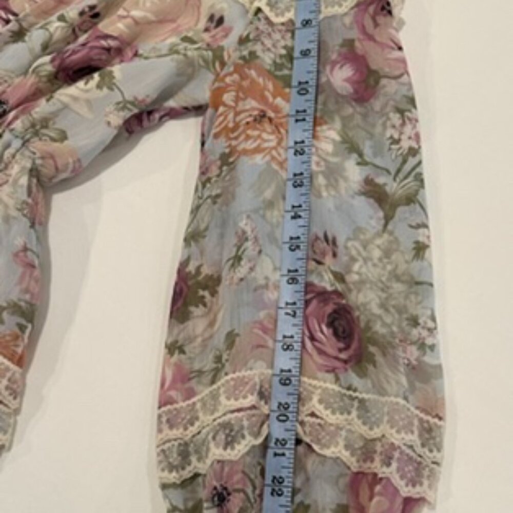 Elliatt Floral Long Sleeve Romper/Playsuit Sz M - Picture 5 of 14